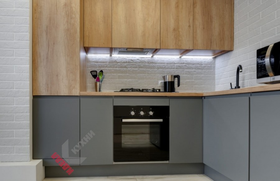 Кухни ЛДСП Эггер бетон