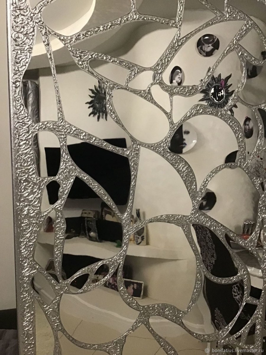 Круглое зеркало в интерьере