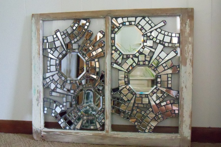 Гексагон зеркальная плитка