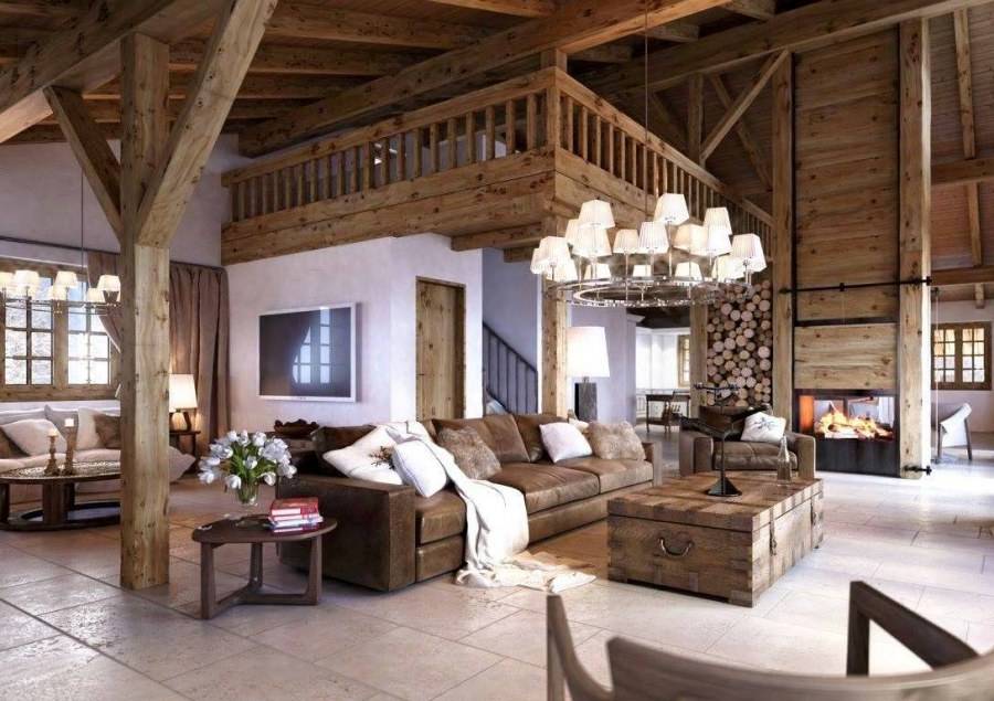 Альпийское Шале интерьер