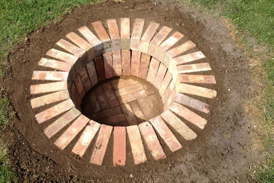 Очаг из кирпича