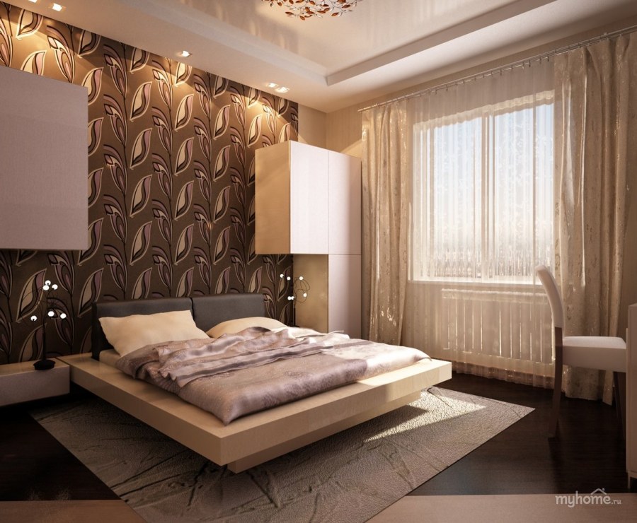 Интерьер в шоколадных оттенках