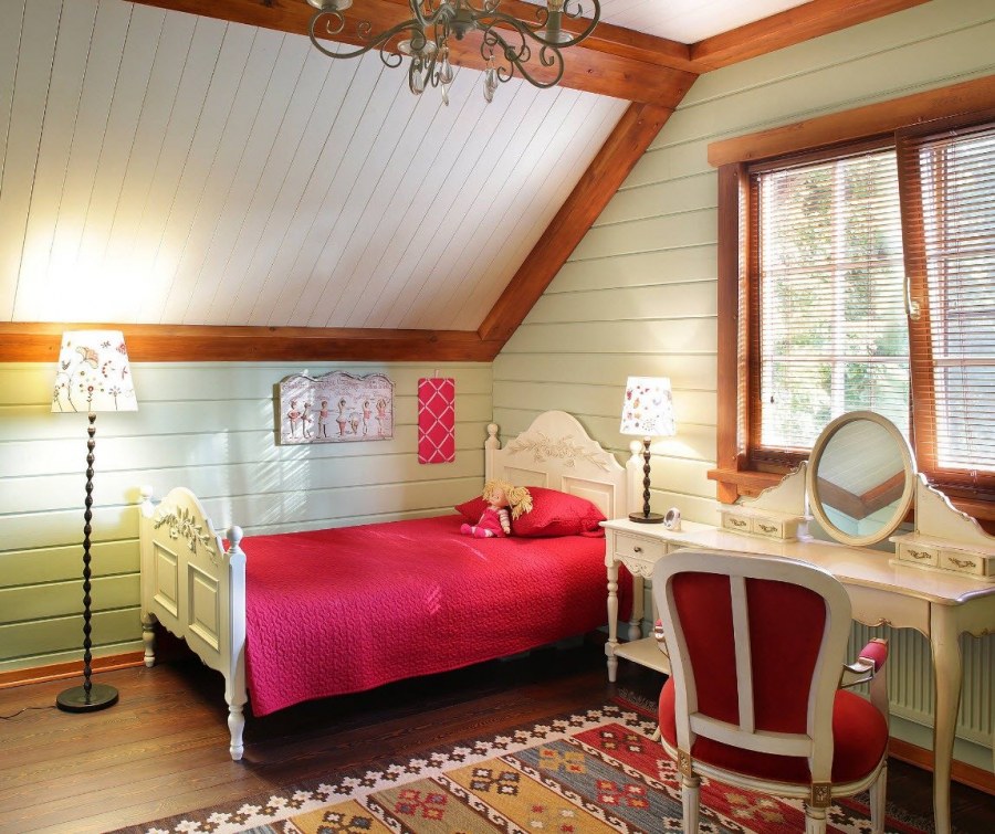 Комната на чердаке для подростка