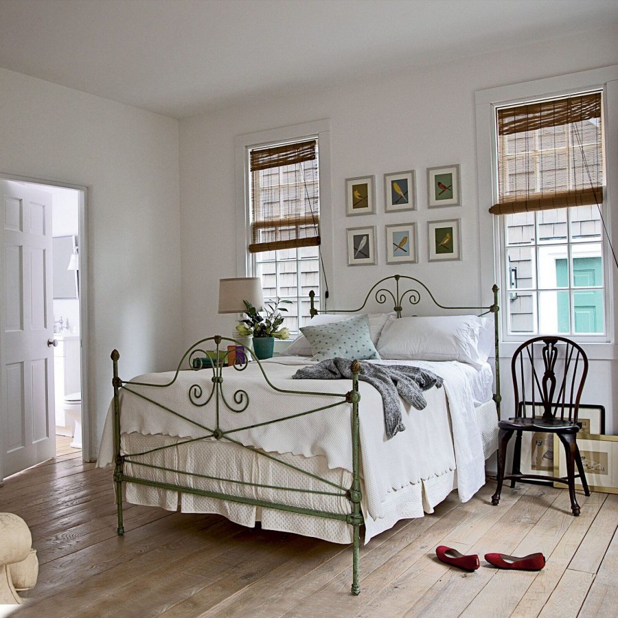 Интерьер спальни в винтажном стиле