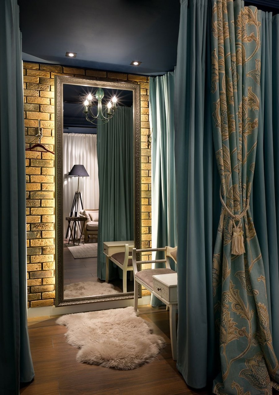 Шторы в стиле лофт