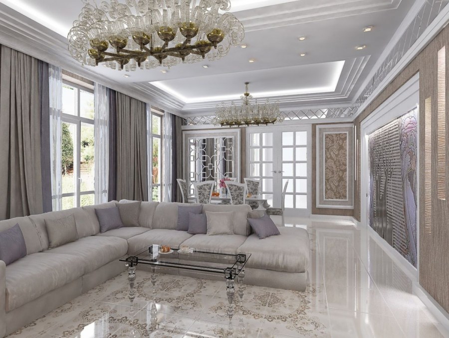 Потолок в стиле Неоклассика