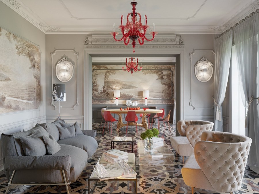 Ad Russia Неоклассика интерьер