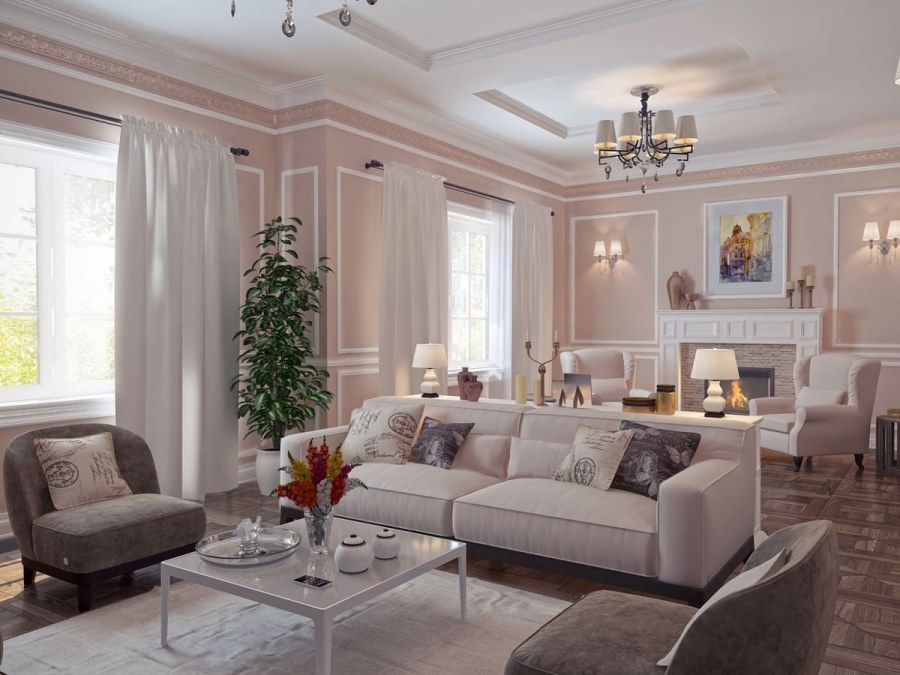 Легкая классика в интерьере