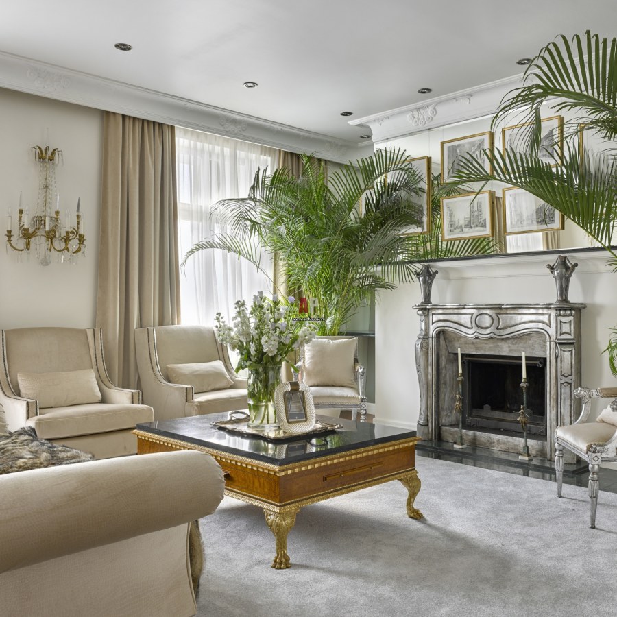 Очень красивая гостиная