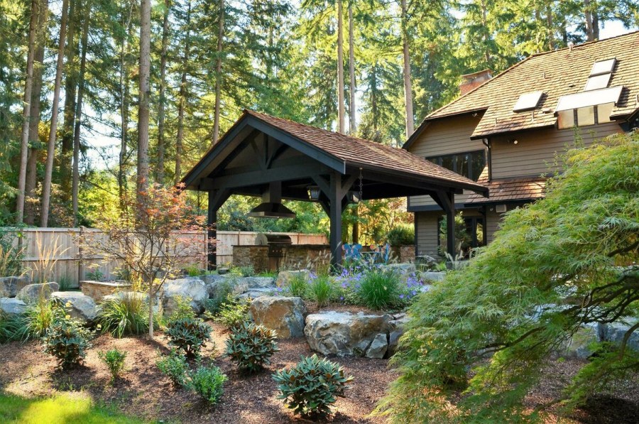 Рустикальный стиль в саду