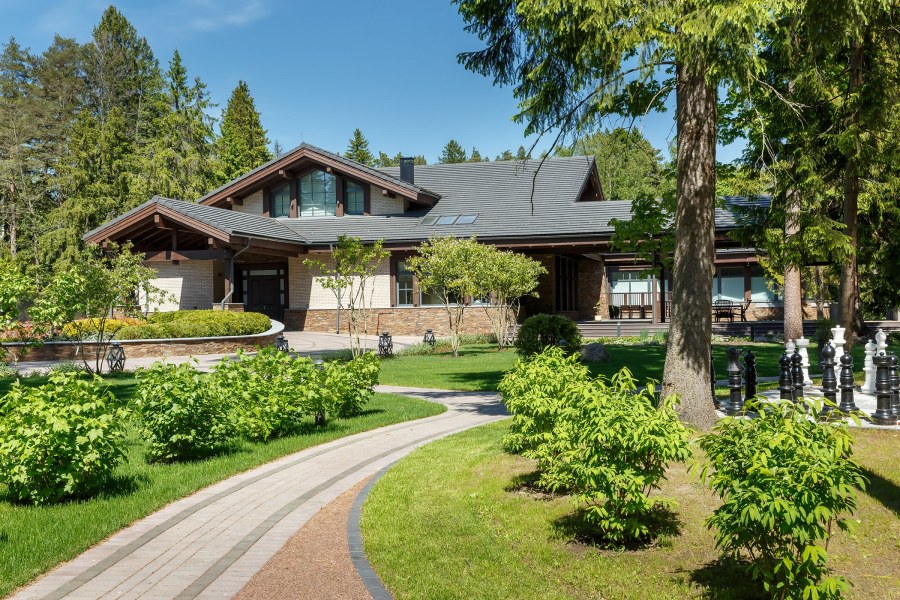 Зона костровища с мангалом