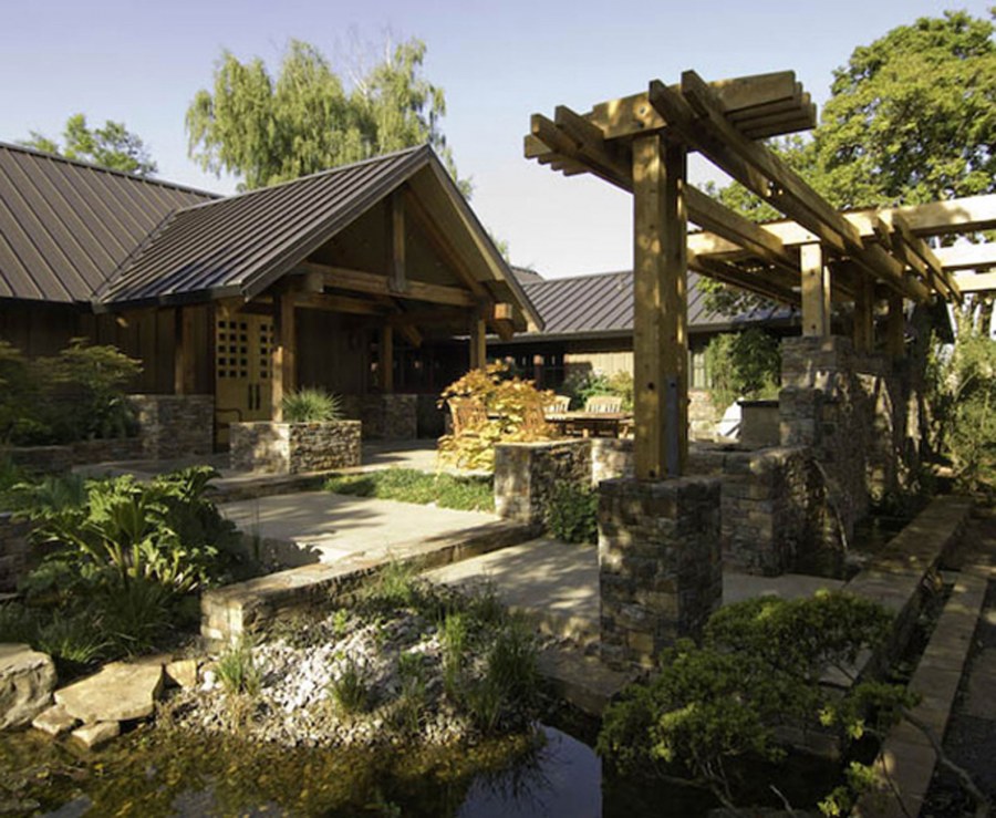 Ландшафтный дизайн в стиле Шале