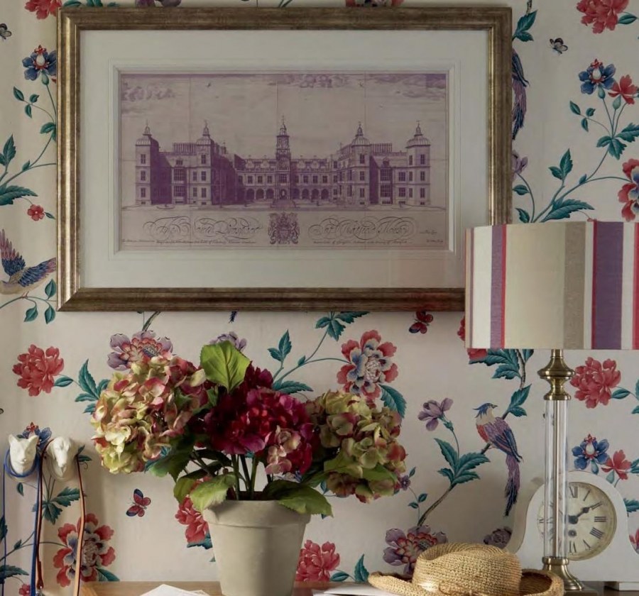 Цветы в английском стиле в интерьере