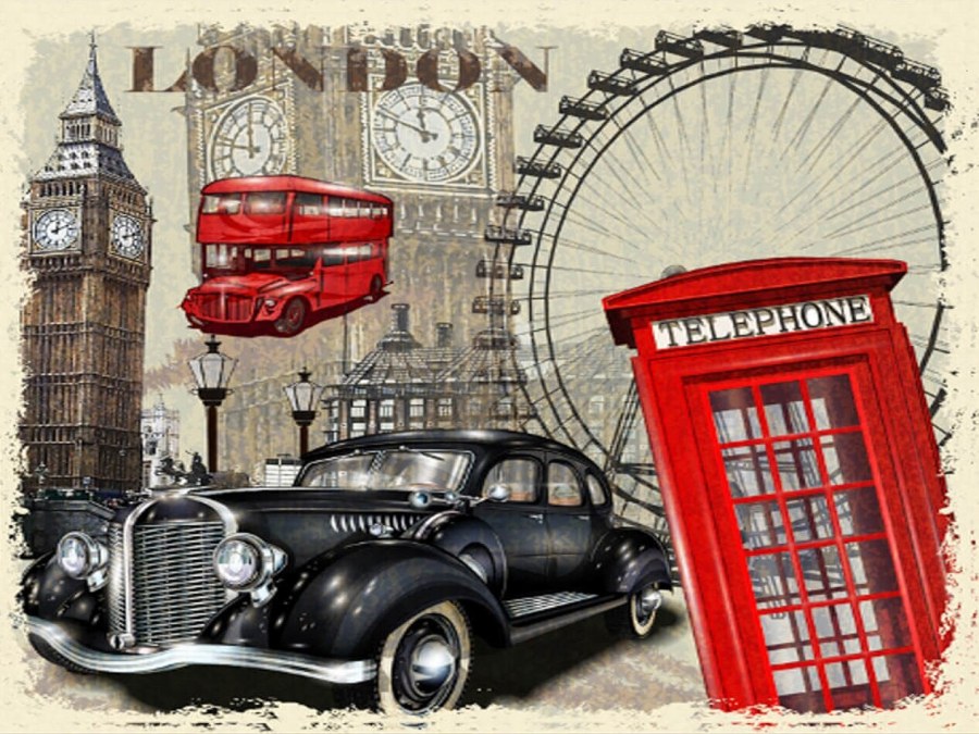 Американские постеры для интерьера