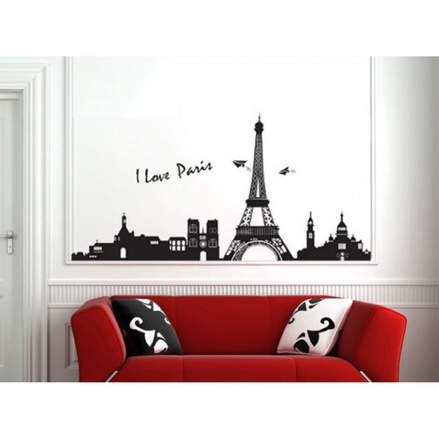 Наклейки для интерьера Париж
