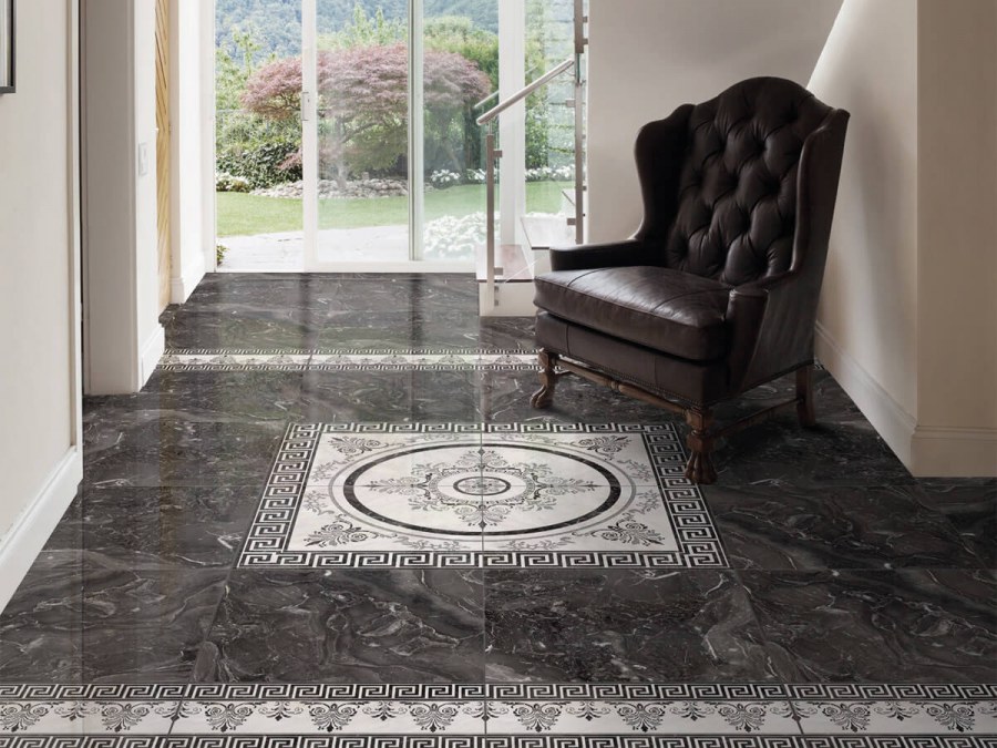 Absolut keramika Nero Estatuario 45x45