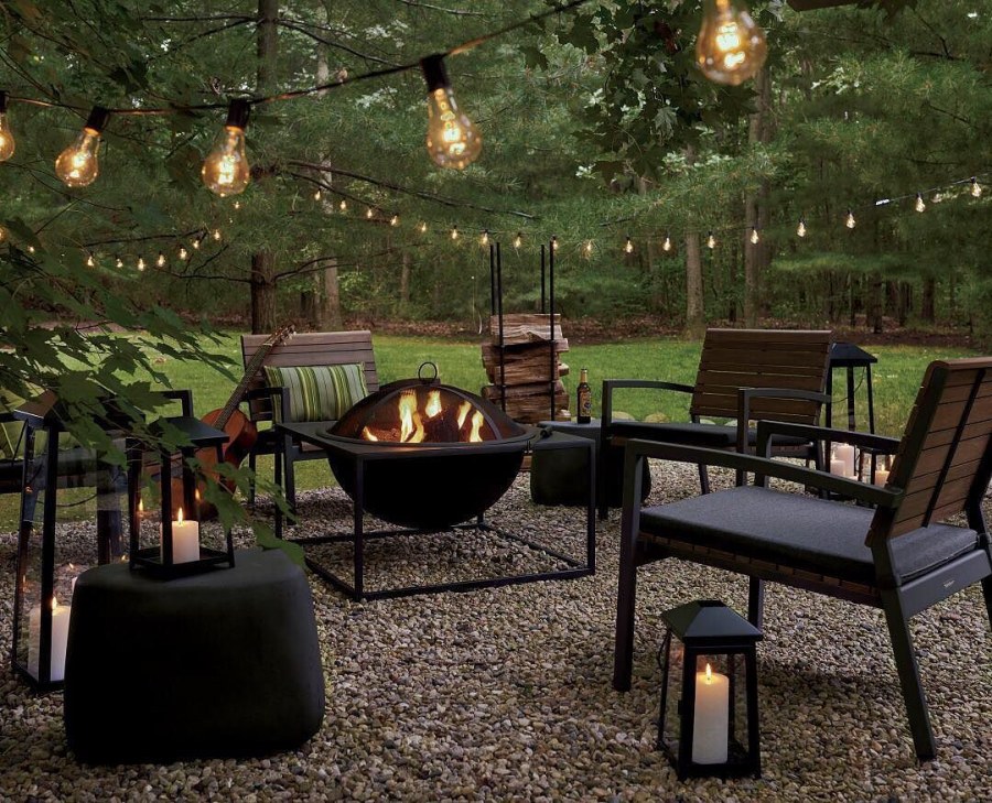 Костровая чаша Ежик в тумане