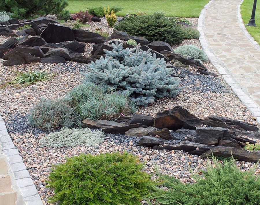 Рокарий сухой ручей