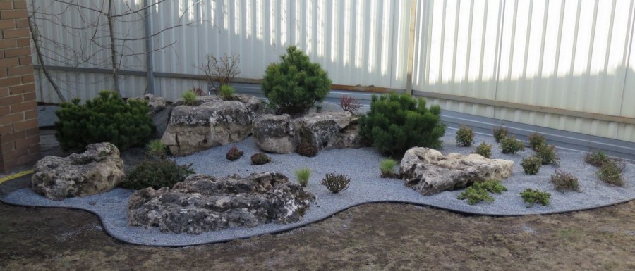 Рокарий с альпийской горкой