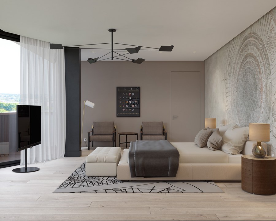 Интерьер в нейтральных тонах
