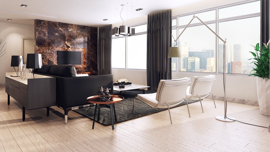 Песочный цвет в интерьере