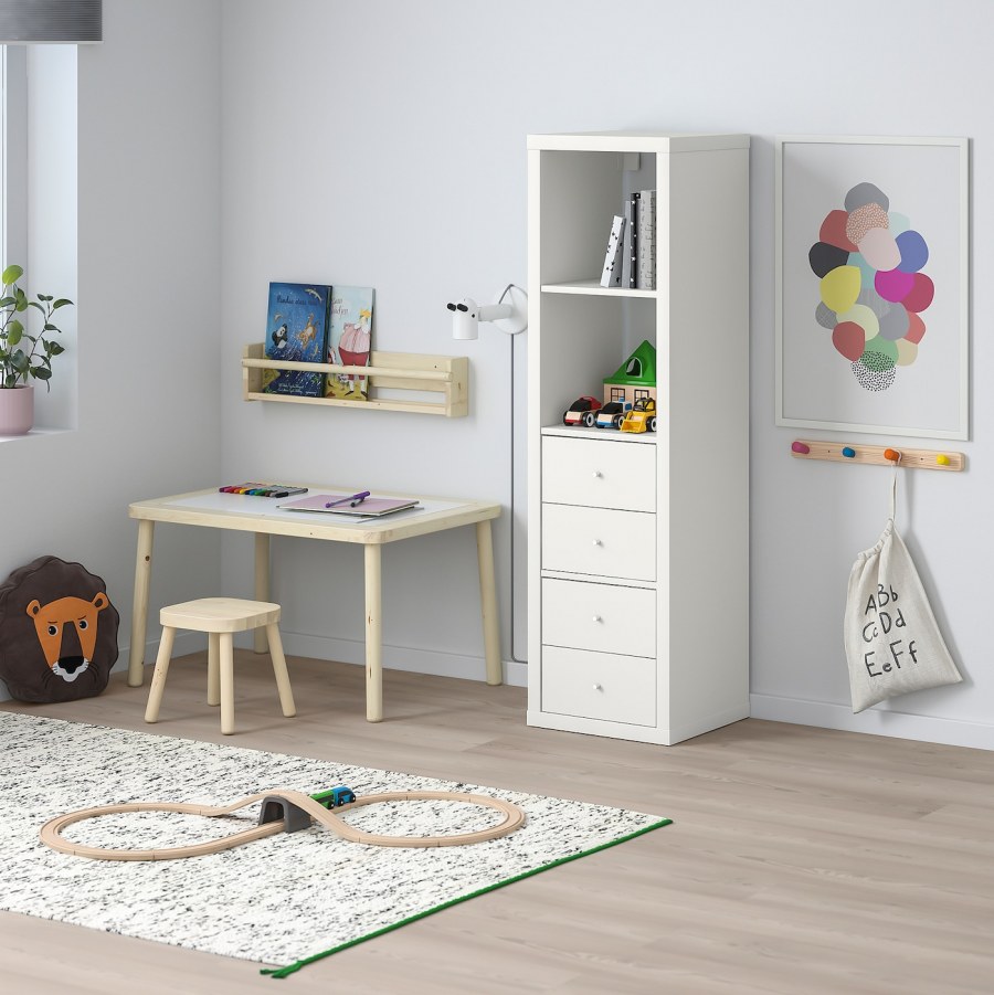 Kallax каллакс стеллаж, белый42x147 см