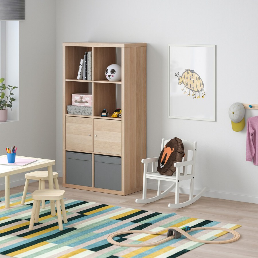 Каллакс стеллаж 77 77 беленый дуб