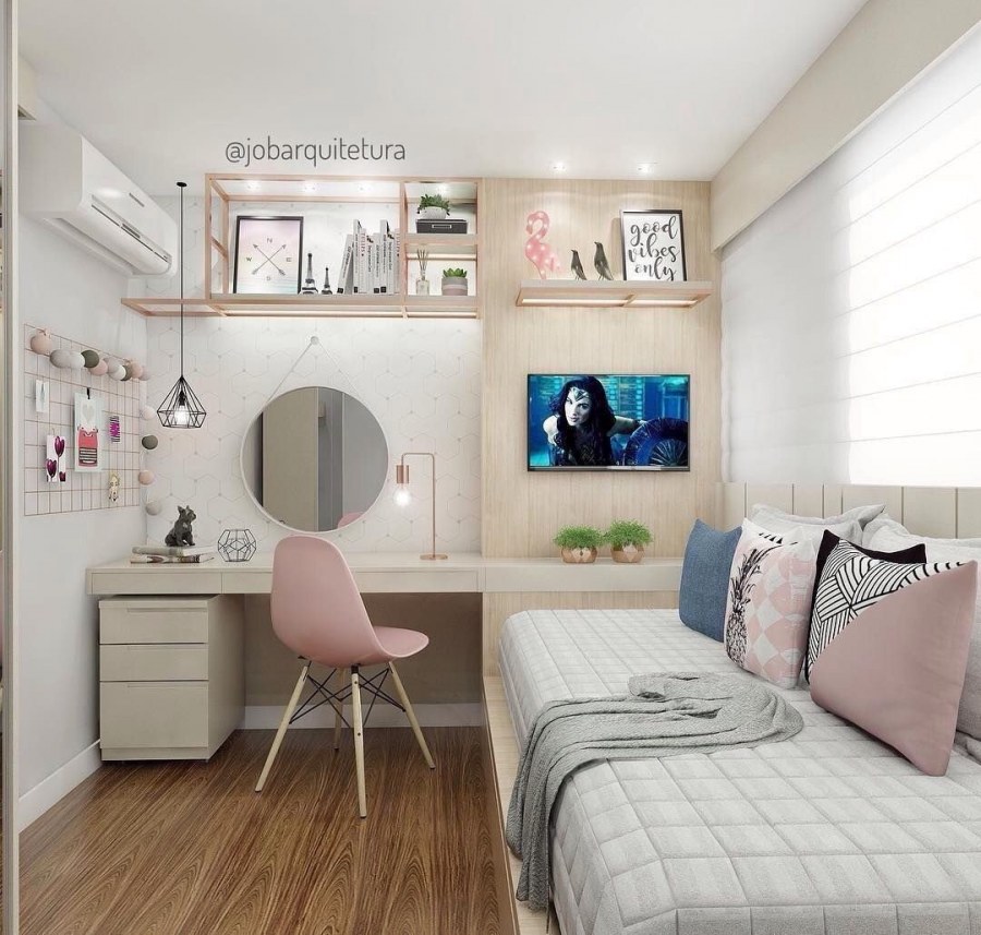 Современные комнаты для подростков девочек