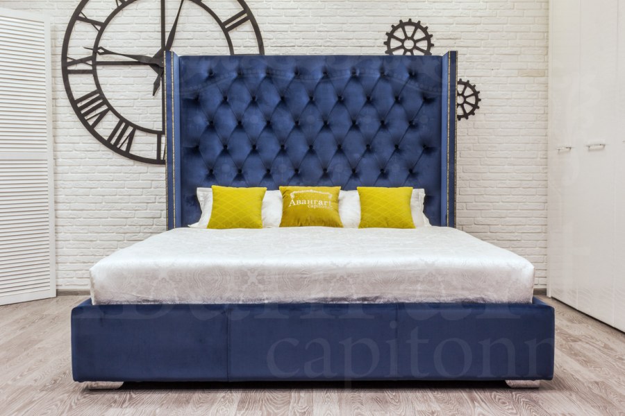 Кровать 160х200 каретная стяжка