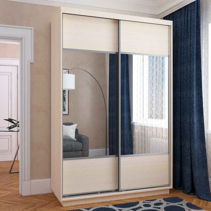 Шкаф-купе Ника-1 с зеркалом