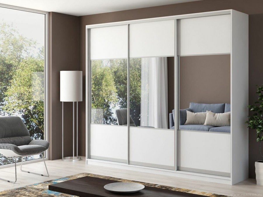 Айсберг 220 шкаф купе Шамони светлый