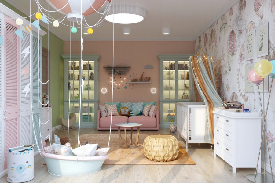 Планировка детской комнаты