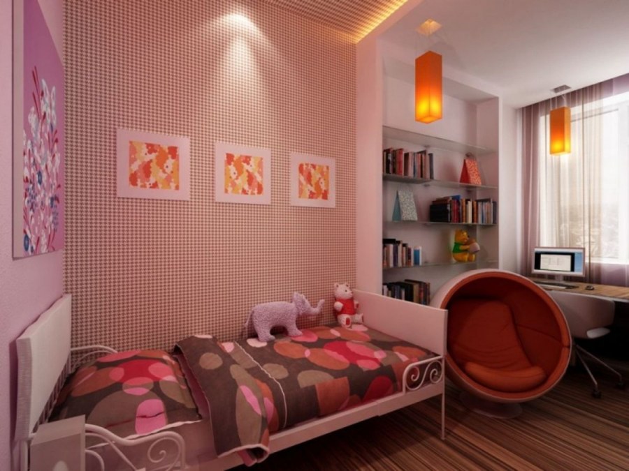Детская комната с балконом для двоих
