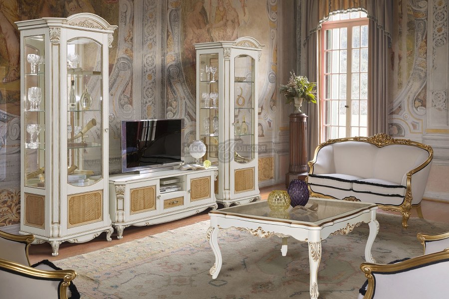 Гостиная Альба слоновая кость