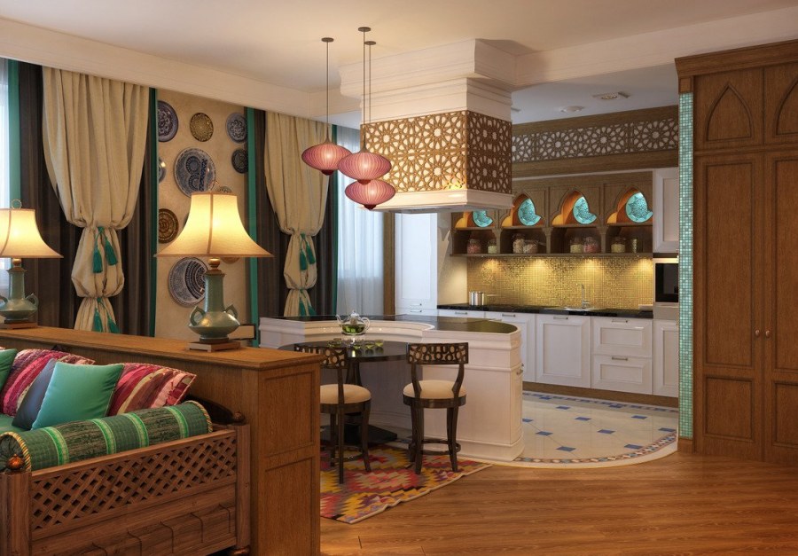 Кухня в Восточном стиле