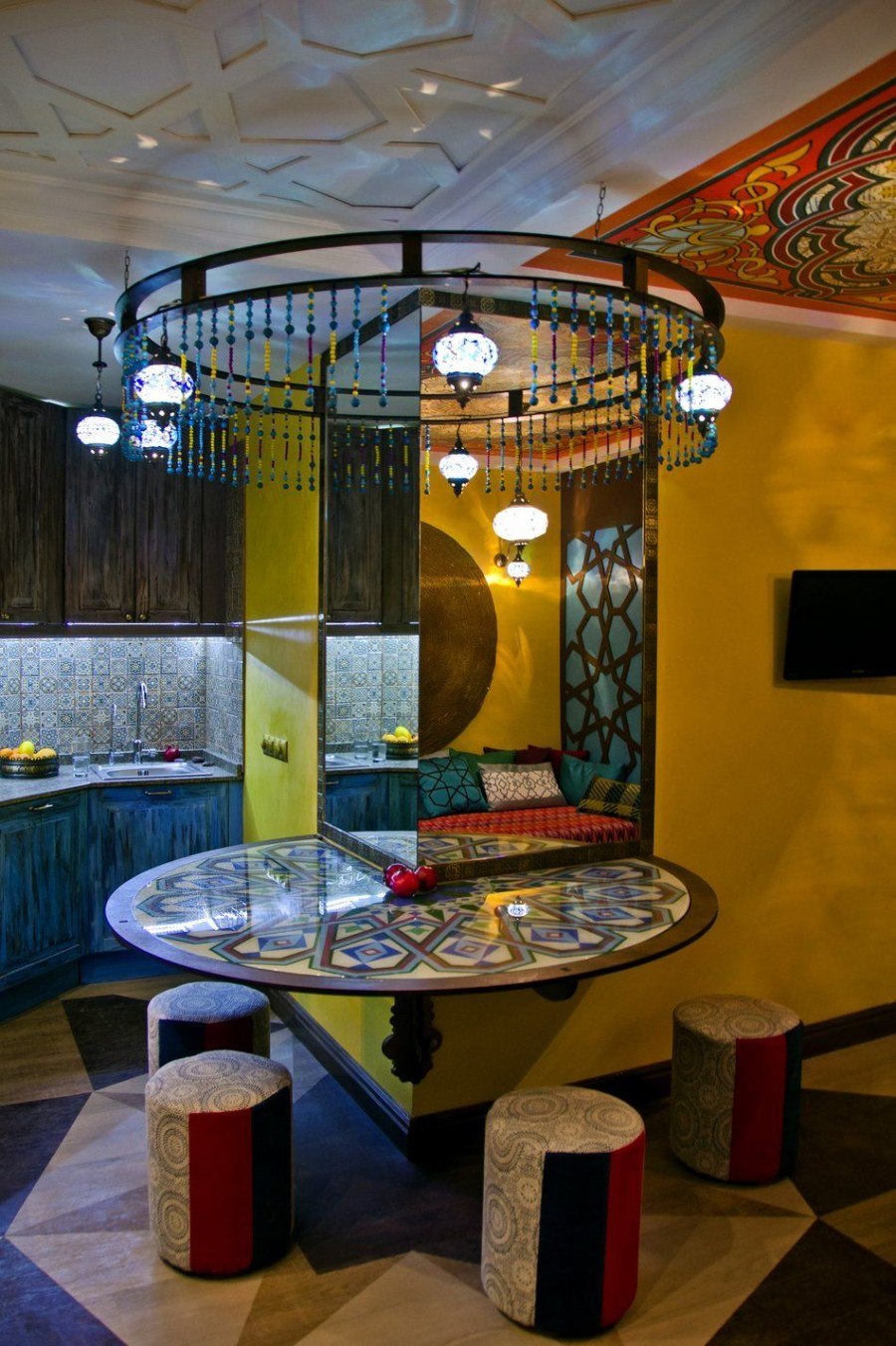 Марокканский стиль в интерьере кухни