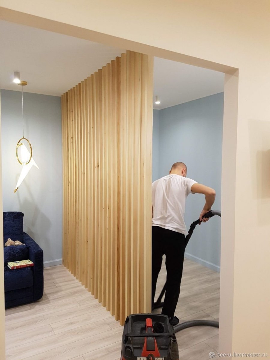 Реечная перегородка с поворотным механизмом Sofia 37