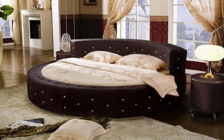 Круглая кровать инигма