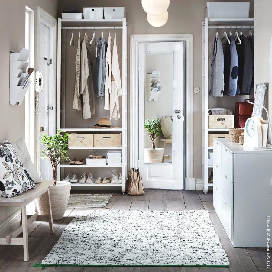 ЭЛВАРЛИ икеа в интерьере прихожей