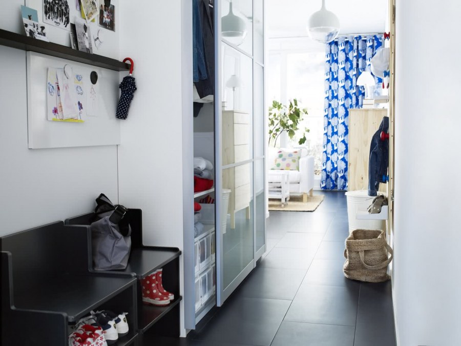 Ikea узкая прихожая