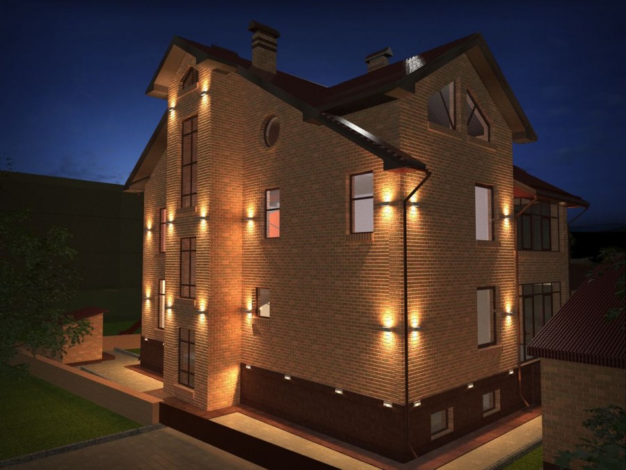 Декоративная подсветка фасадов