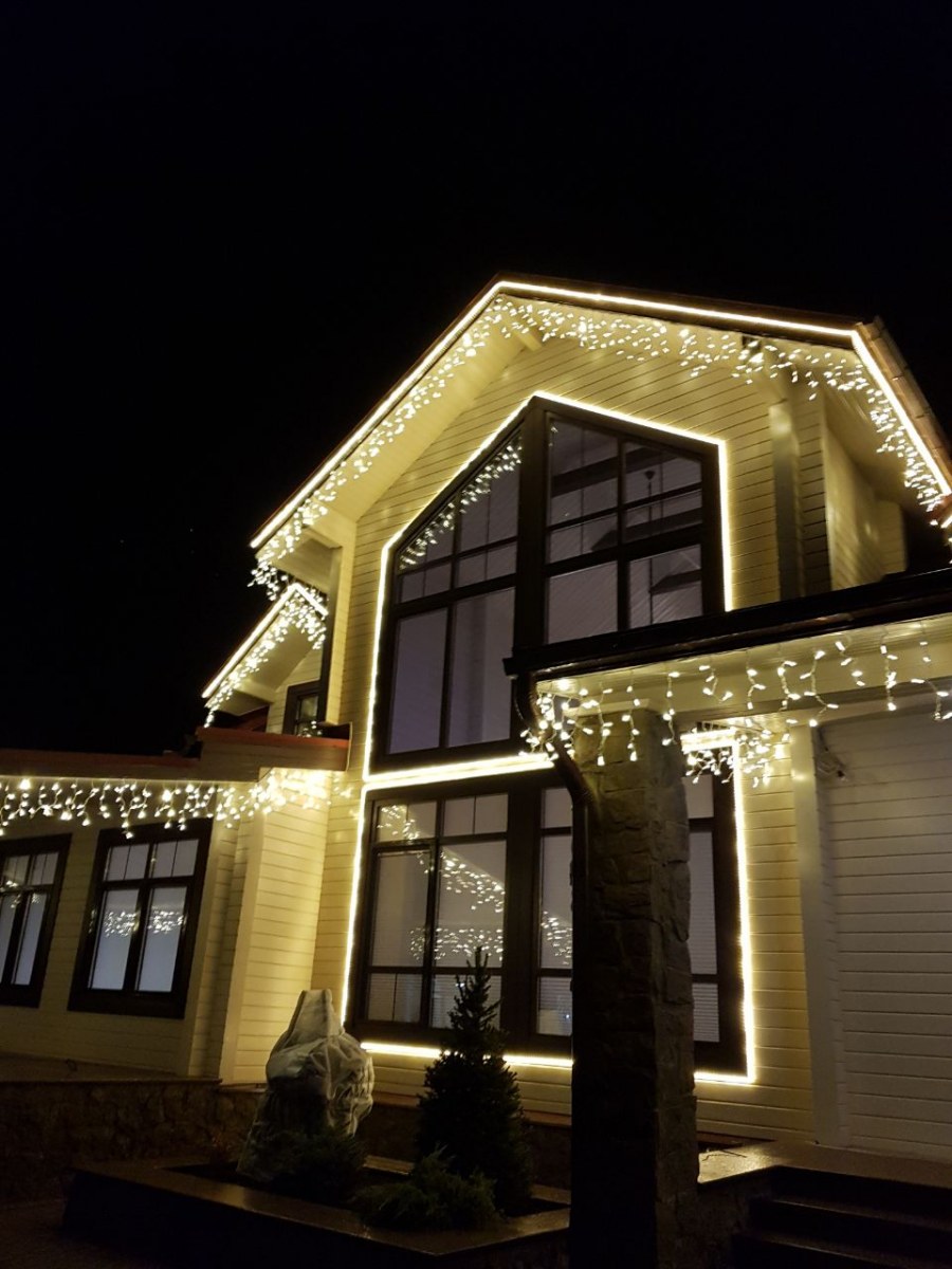 Архитектурное освещение коттеджей