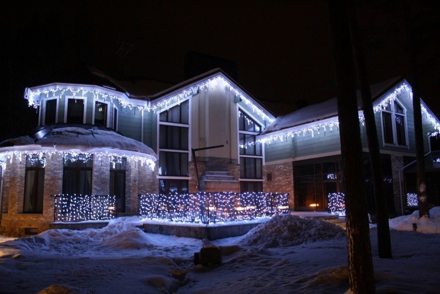 Новогодняя архитектурная подсветка