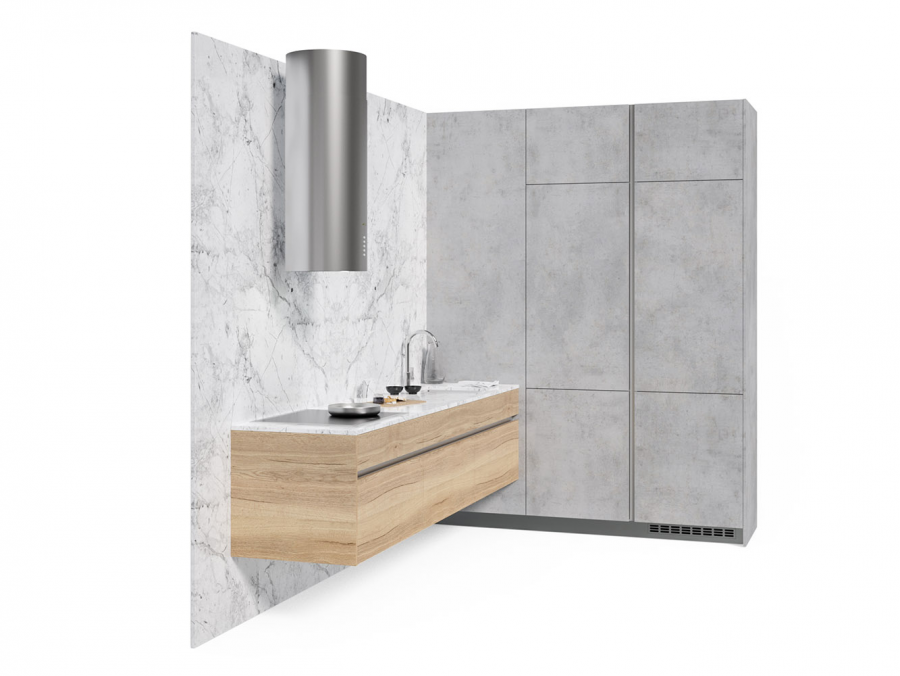 Кухня Эггер Чикаго бетон