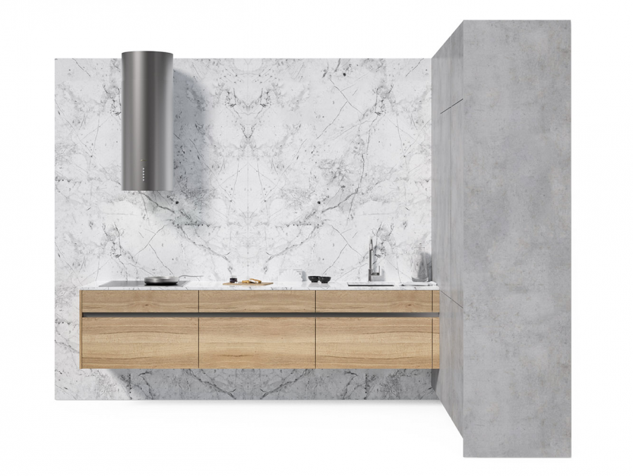 Кухня Эггер Чикаго бетон