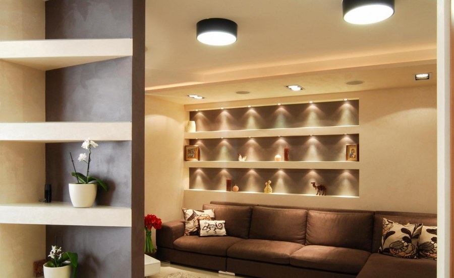 Гипсокартонные полки