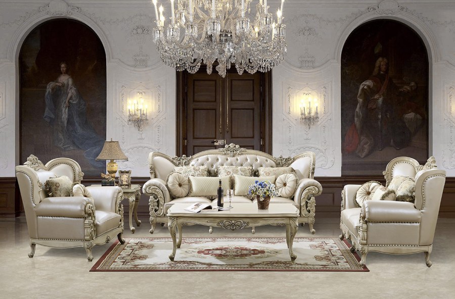 Мягкая мебель для гостиной в викторианском стиле