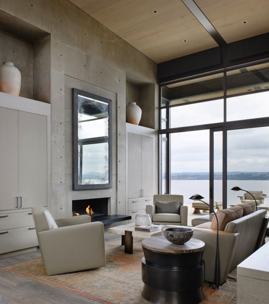 Бетон в современном интерьере