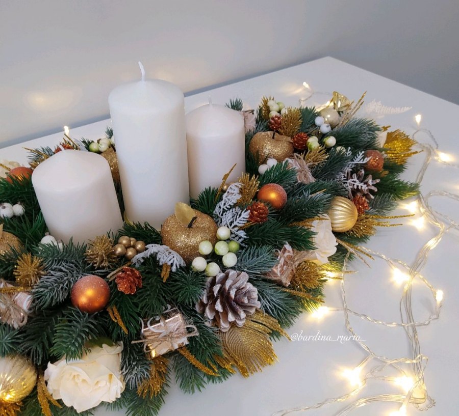 Новогодние композиции на стол