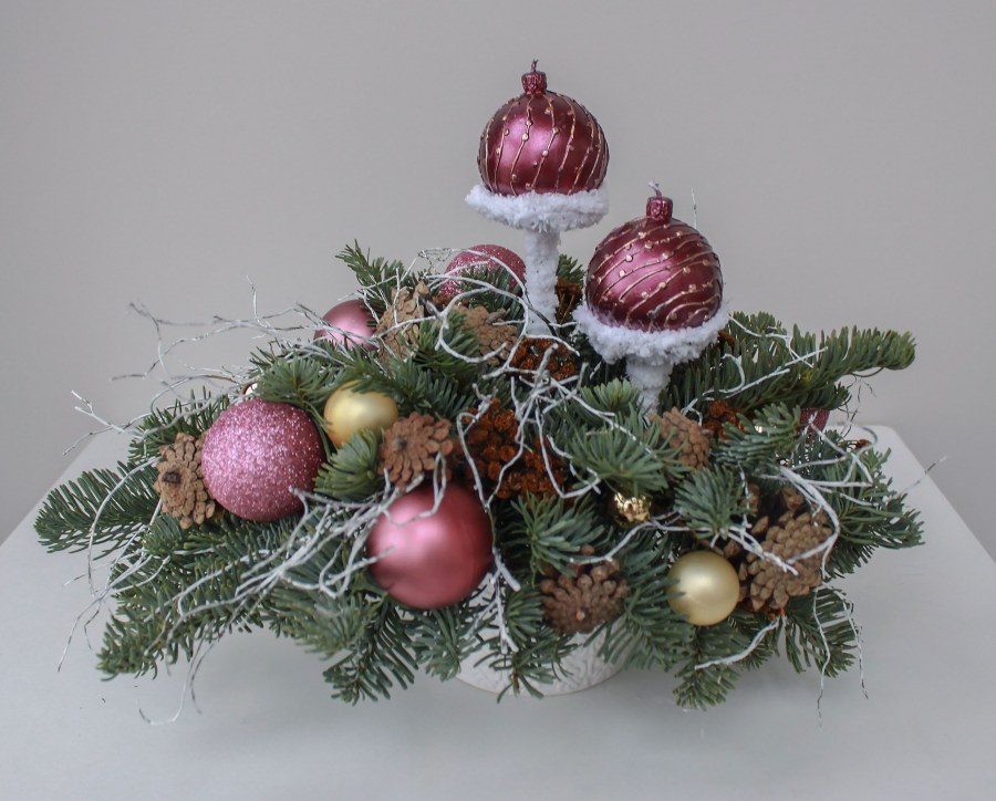 Новогодняя композиция в кружке